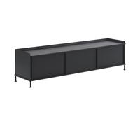 Muuto Enfold Armoire 186x45 Noir/ Noir Anthracite