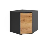 Vicco Sideboard Ruben, Anthracite/Chêne de Force doré, 78 x 77.6 cm avec Portes