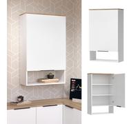 Sideboard "Wido", Blanc/Sonoma, 60x100cm avec porte Vicco