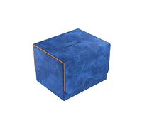 Sidekick Exclusive Line Boîte de rangement convertible de 100 cartes XL à chargement latéral pouvant contenir 100 cartes à double pochette dans des pochettes intérieures extra épaisses Bleu/orange