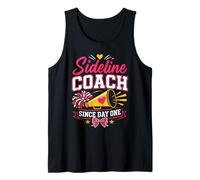 Sideline Coach Since Day One Cheerleader Family Cheerleader Mom Débardeur
