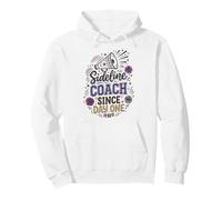 Sideline Coach Since Day One Cheerleader Family Cheerleader Mom Sweat à Capuche