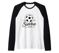 Sideline Mom Soccer Game Days Soccer Mama Manche Raglan
