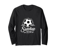 Sideline Mom Soccer Mama Soccer Mom Gift Game Days Manche Longue