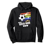 Sideline Queen Mom Soccer Game Days Mom Gift Sweat à Capuche