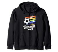 Sideline Queen Mom Soccer Game Days Mom Gift Sweat à Capuche
