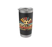 Sideline Queen Mom Soccer Mom Gift Game Days Gift For Mom Gobelet isotherme en acier inoxydable double paroi