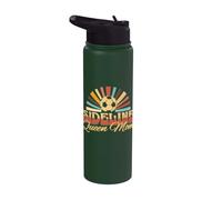Sideline Queen Mom Soccer Mom Gift Game Days Gift For Mom Stainless Steel Insulated Water Bottle