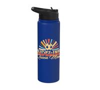 Sideline Queen Mom Soccer Mom Gift Game Days Gift For Mom Stainless Steel Insulated Water Bottle