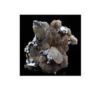 SIDERITE - Pierre Naturelle en Provenance de France, Saint-Pierre-de-Mésage - Cristal de Siderite, Pyrite et Quartz, Collection Minérale 150.0 ct - Certificat d'Authenticité Inclus 40 x 35 x 25 mm G