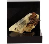 SIDERITE + QUARTZ - Pierre Naturelle en Provenance de France, Vizille, Isère - Mélange de minéraux, propriétés énergétiques, lithothérapie 100.6 ct - Certificat d'Authenticité Inclus 49 x 33 x 19 mm G