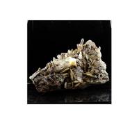 SIDERITE, QUARTZ, PYRITE en provenance de FRANCE, Saint-Pierre-de-Mésage, Vizille, Isère - Ensemble de Minéraux Naturels avec Certificat