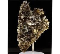 Siderite, Quartz , Pyrite. 1114.0 Ct. Mésage Mine, Saint-Pierre-De-Mésage, France.