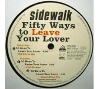 Sidewalk - 50 Ways to Leave Your Lover/50 [Vinyl Maxi-Single]