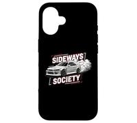 Sideways Society Drift JDM Car Culture Drift Tuning Car Car Coque pour iPhone 16
