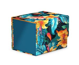 Sidewinder 100+ Floral Places Deck Box - Tulum Blue - Ultimate Guard Deck Boxes