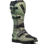 Sidi Agueda Bottes de motocross, noir-vert, taille 49 pour homme