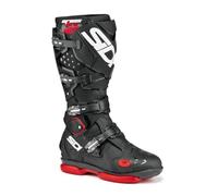 Sidi Crossfire 2 SM Bottes de motocross, noir-blanc-rouge, taille 44 pour homme