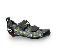 SIDI Chaussures T-5 Air, Homme, Scape de vélo., Gris Jaune et Noir., 40 EU