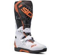 Sidi Crossair Bottes de motocross, Blanc/Noir/Bronze, Taille 43