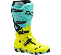 Sidi Bottes Crossair X Messy Motocross Vert menthe/Jaune néon/Noir Taille 42 Homme