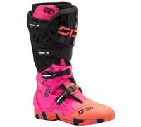 Sidi Crossair X Messy, bottes 47 EU Noir/Fuchsia Néon/Orange Noir/Fuchsia Néon/Orange