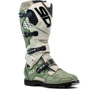 Sidi Crossfire 3 Bottes de motocross, vert-beige, taille 48 pour homme