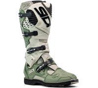 Sidi Crossfire 3 Bottes de motocross, Vert/Sable, Taille 40