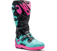 Sidi Crossfire 3 SRS, bottes 42 EU Noir/Mint/Fuchsia Noir/Mint/Fuchsia