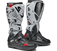 Sidi Crossfire 3 SRS, bottes 45 EU Noir/Gris Clair Noir/Gris Clair