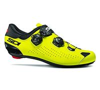 Sidi Genius 10, Scape Cyclisme Homme, Noir Jaune Fluo, 41