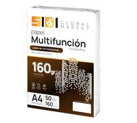 Sidi Global Market Sidi Lot de feuilles de papier A4 pour photocopieur et multifonction Format A4 extra blanc 160 g 50 h 160 g
