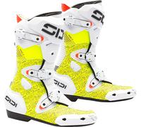 Sidi Mag 2 Air Bautista, bottes 43 EU Blanc/Jaune Néon/Rouge Blanc/Jaune Néon/Rouge