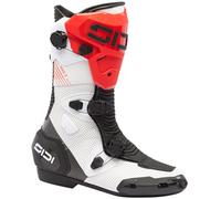 Sidi Mag-2 Air Bottes de moto, Blanc/Noir/Rouge, Taille 45