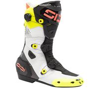 Sidi Mag-2 Air Bottes de moto, Noir/blanc/néon, Taille 45