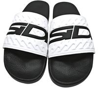 Sidi Pool Slide Pantoufles, noir-blanc, taille 46 pour homme