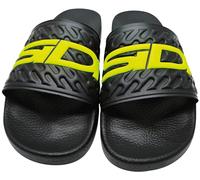 Sidi Pool Slide Pantoufles, noir-jaune, taille 44 pour homme