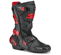 Sidi Rex Air Bottes de moto, noir-rouge, taille 42 pour homme