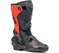 Sidi Rex Bottes de moto, noir-rouge, taille 40 pour homme