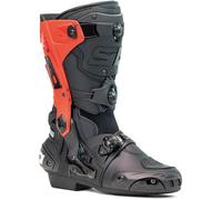 Sidi Rex Bottes de moto, noir-rouge, taille 41 pour homme