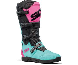 Sidi XPower SC Bottes de motocross, Menthe/Noir/Rose, Taille 45