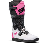 Sidi XPower SC Bottes de motocross, noir-blanc-rose, taille 40 pour homme