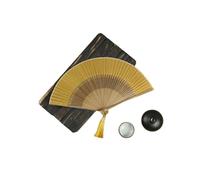 SIDIFU Éventail pliant en bambou sculpté, main de mariage, accessoire de fête parfumé, éventail chinois en bois, vintage creux, éventails pliants antiques (armoire à 3 niveaux)