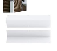 Siding Corner Guards - 2 Pieces 90 Degree Angle Smooth Whacking Protection for Home, House, Outdoor, Residential, Commercial Use with Easy Installation, Outside Wall Panel Trim for Durable Protection