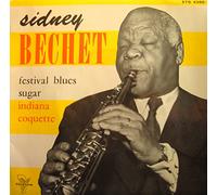 SIDNEY BECHET festival blues/sugar/indiana/coquette EP 7" Trianon VG++