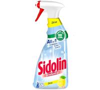 Sidolin Agrumes Nettoyant pour vitres 500 ml Vaporisateur pour une brillance parfaite et éclatante et anti-micro-fissures