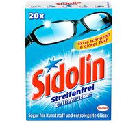 Sidolin Lot de 5 paquets de 20 lingettes de nettoyage pour lunettes