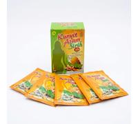 SIDOMUNCUL Kunyit Asam Sirih - Boisson Instantanée au Curcuma, Tamarin et Miel - 5 Sachets de 25g - Spécialité Indonésienne