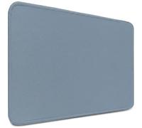Sidorenko Tapis de souris 28 x 20 cm - Avec bords cousus - Antidérapant - Gris bleu - Tapis de souris pour PC avec surface lisse - Petit tapis de souris pour tous les types de souris