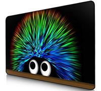 Sidorenko Tapis de Souris - 280 x 200 x 2mm - Mouse Pad - Surface spéciale améliore la Vitesse et la précision I Base en Caoutchouc Antidérapant Surface I Noir